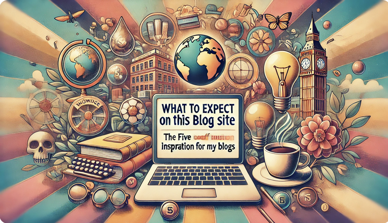 PLEASE READ THIS FIRST: What to Expect on This Blog Site: The Five Sources of Inspiration for My Blogs